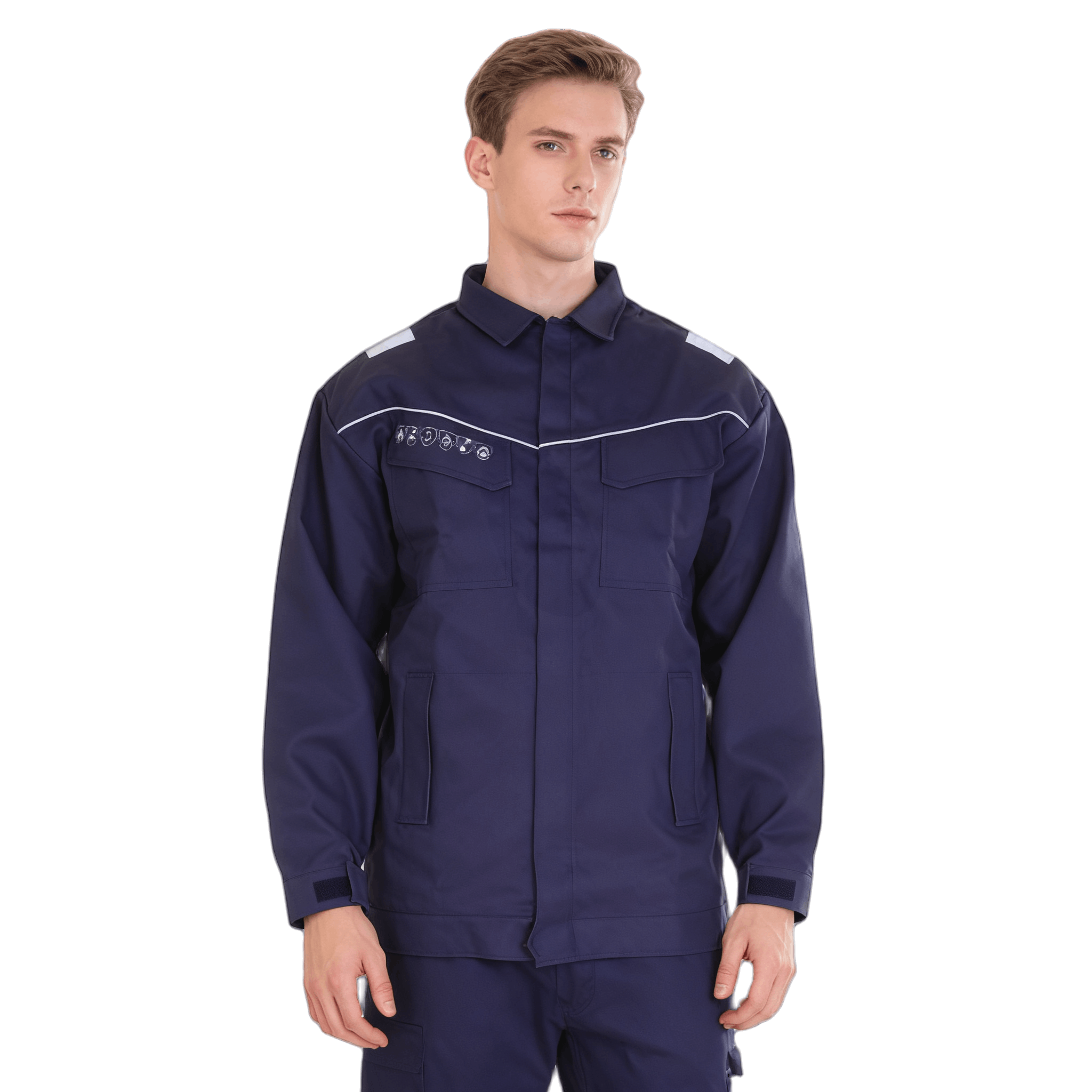 Custom multi-pocket repair work uniforms