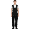 Custom Durable Denim Overalls With Suspenders, Wide Shoulder Straps