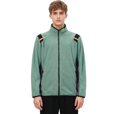 Custom Fleece Material Jacket, Windproof and Warm, Concealed Pockets