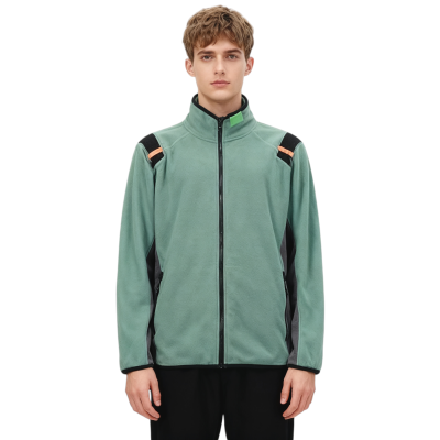 Custom Fleece Material Jacket, Windproof and Warm, Concealed Pockets