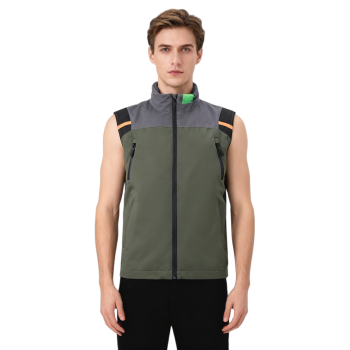 Custom Fleece Fishing Vest, Windproof and Warm, With Fully Sealed Seams.