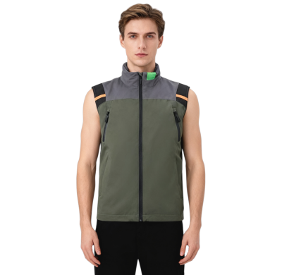 Custom Fleece Material Vest, Windproof and Warm, Concealed Pockets