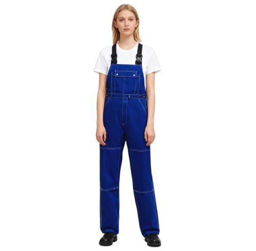 Custom Denim Overalls, Durable, Adjustable Shoulder Straps