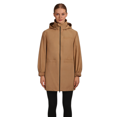 Custom Waterproof Hiking Parka, Hidden Pockets, Elastic Cuffs, Windproof Skirt Design