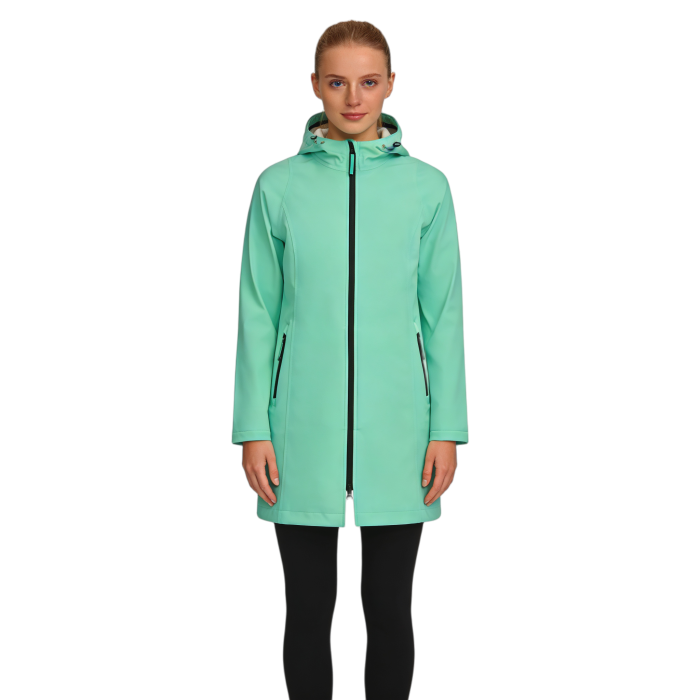 Custom Women's Waterproof Coat, Breathable and Comfortable, Adjustable Hat