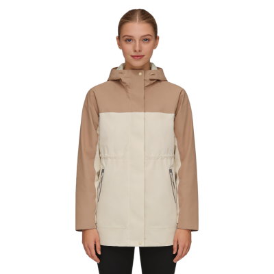 Custom Hiking Rainproof Jacket, Adjustable Hat, Velcro, Supports OEM