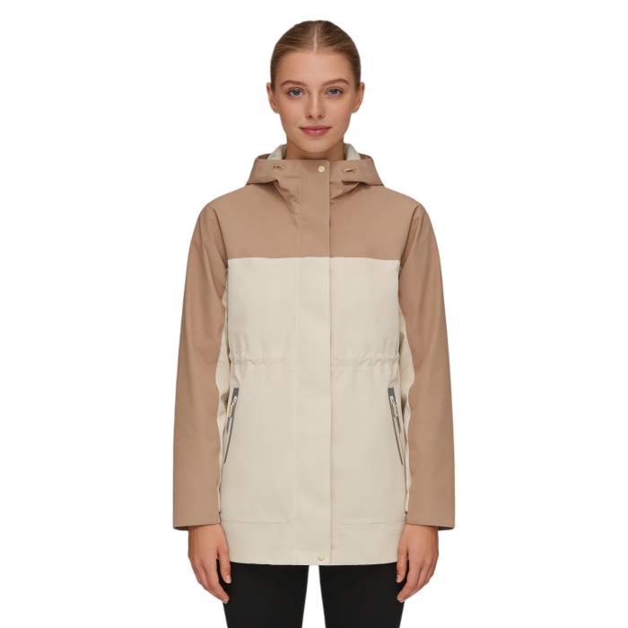 Custom Hiking Rainproof Jacket, Adjustable Hat, Velcro, Supports OEM