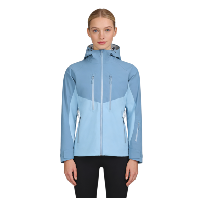 Custom Women's Waterproof Hiking Jacket with Hood – Windproof & Tailored Fit