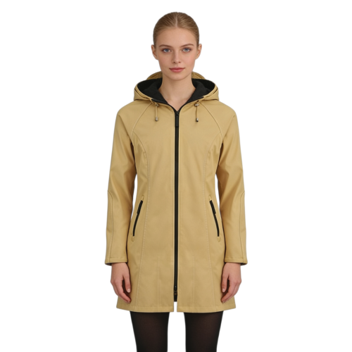 Custom Waterproof Hiking Parka, Adjustable Hat, Waterproof Pockets, Supports Wholesale