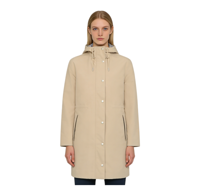 Custom Waterproof Hiking Parka with Hood – Made from Recycled Fabric