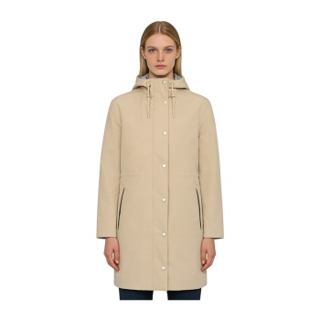 Custom Waterproof Hiking Parka with Hood – Made from Recycled Fabric