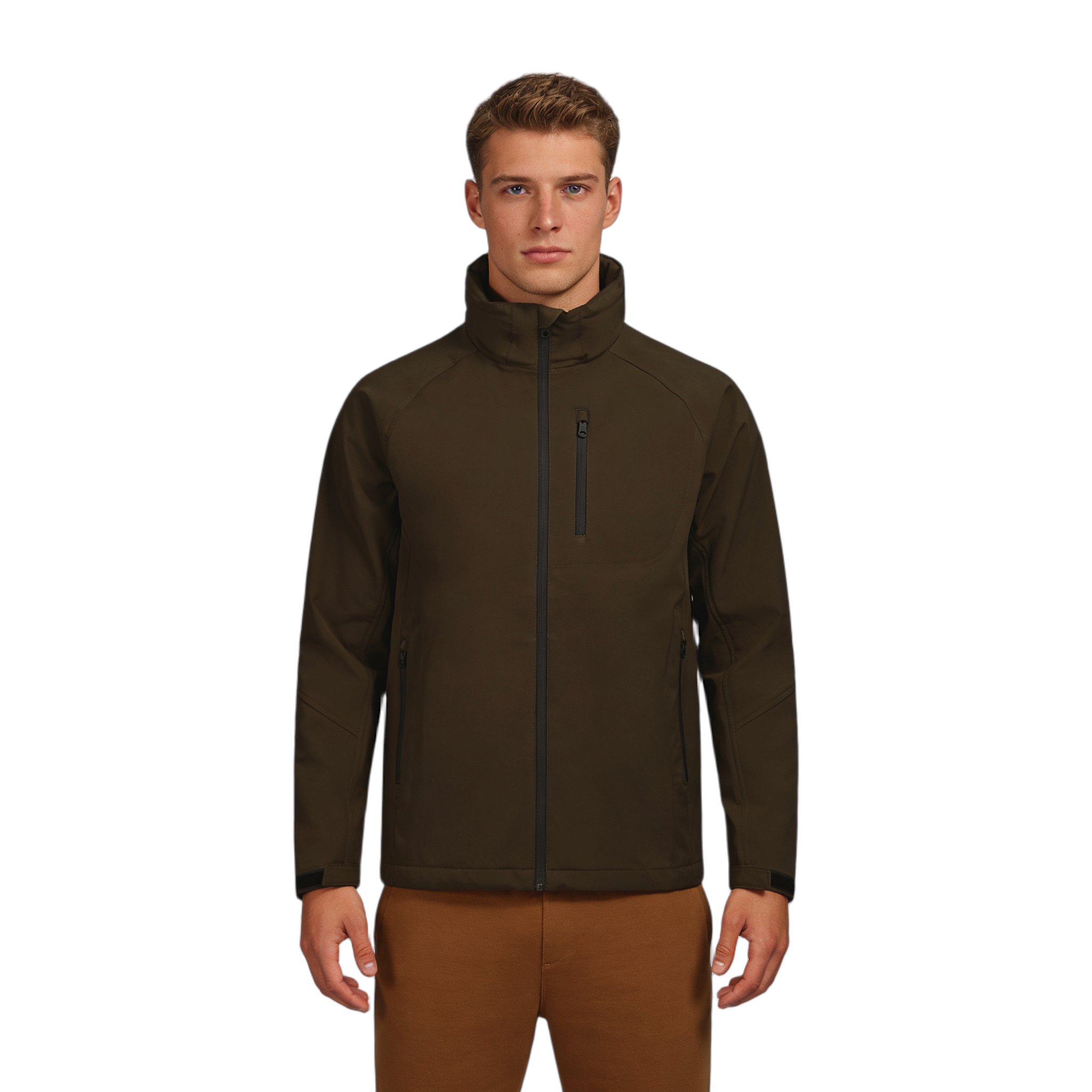 Custom Rainproof Hiking Jacket, Breathable and Comfortable, Waterproof Zipper, Hidden Hood