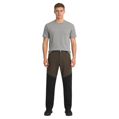 Custom Color-Blocked Jogger Pants With Elastic Waistband, OEM Services Available