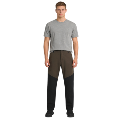 Custom Color-Blocked Jogger Pants With Elastic Waistband, OEM Services Available