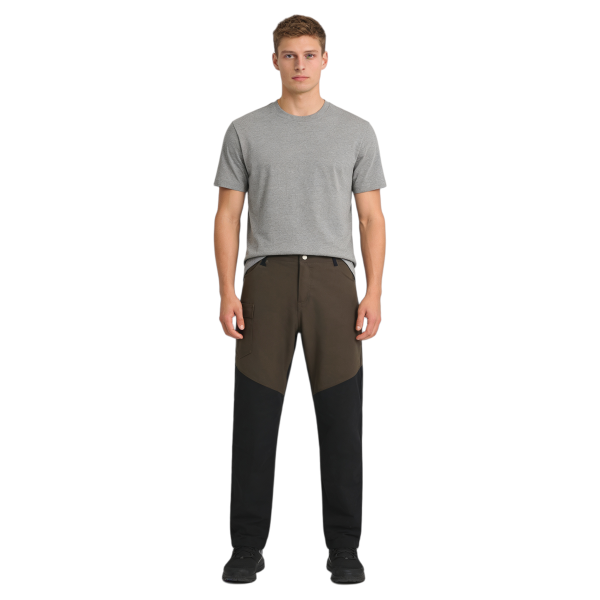 Custom Color-Blocked Hiking Pants With Elastic Waistband, OEM Services Available