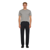 Custom Black Stretch Mountaineering Pants With Zippered Pockets, Breathable and Comfortable