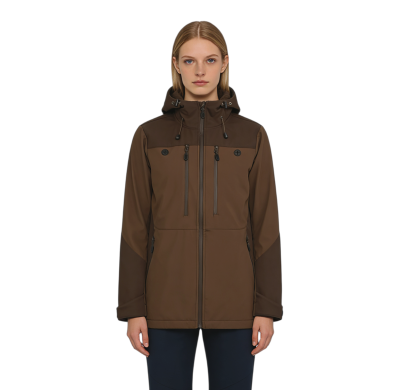 Custom Windproof Mountain Climbing Coat, Hooded, Velcro, Supports OEM and Wholesale