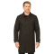 Custom Lightweight Black Trench Coat, Shirt Style, Single-Breasted, Adjustable Cuffs