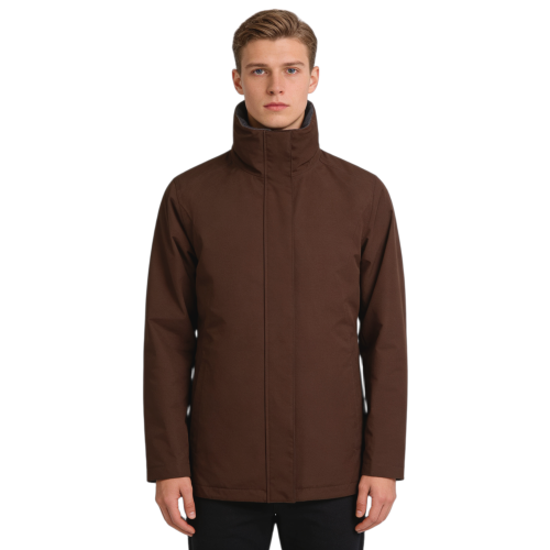 Custom Warm Rainproof Coat, Hidden Pockets, Velcro, Supports Wholesale