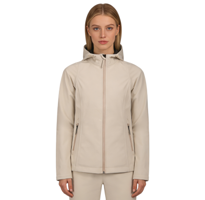 Custom Women's Slim-fit Rainproof Jacket, For Daily Commuting, Adjustable Hat, Supports Wholesale