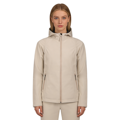 Custom Women's Slim-fit Rainproof Jacket, For Daily Commuting, Adjustable Hat, Supports Wholesale