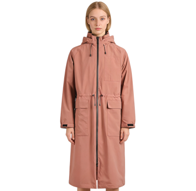 Custom Windproof Parka, For Daily Commuting, Waterproof Zipper, Adjustable Hat