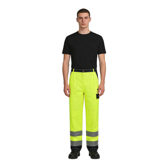 Custom Hi-Vis Stretch Trousers, Flame Retardant, Waterproof Class 3