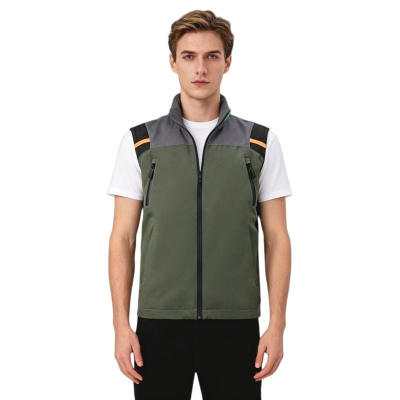 Custom Fleece Fishing Vest, Windproof and Warm, With Fully Sealed Seams.