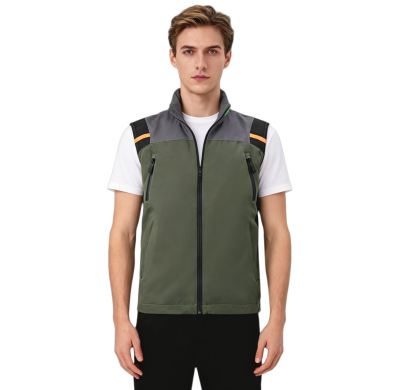 Custom Fleece Material Vest, Windproof and Warm, Concealed Pockets