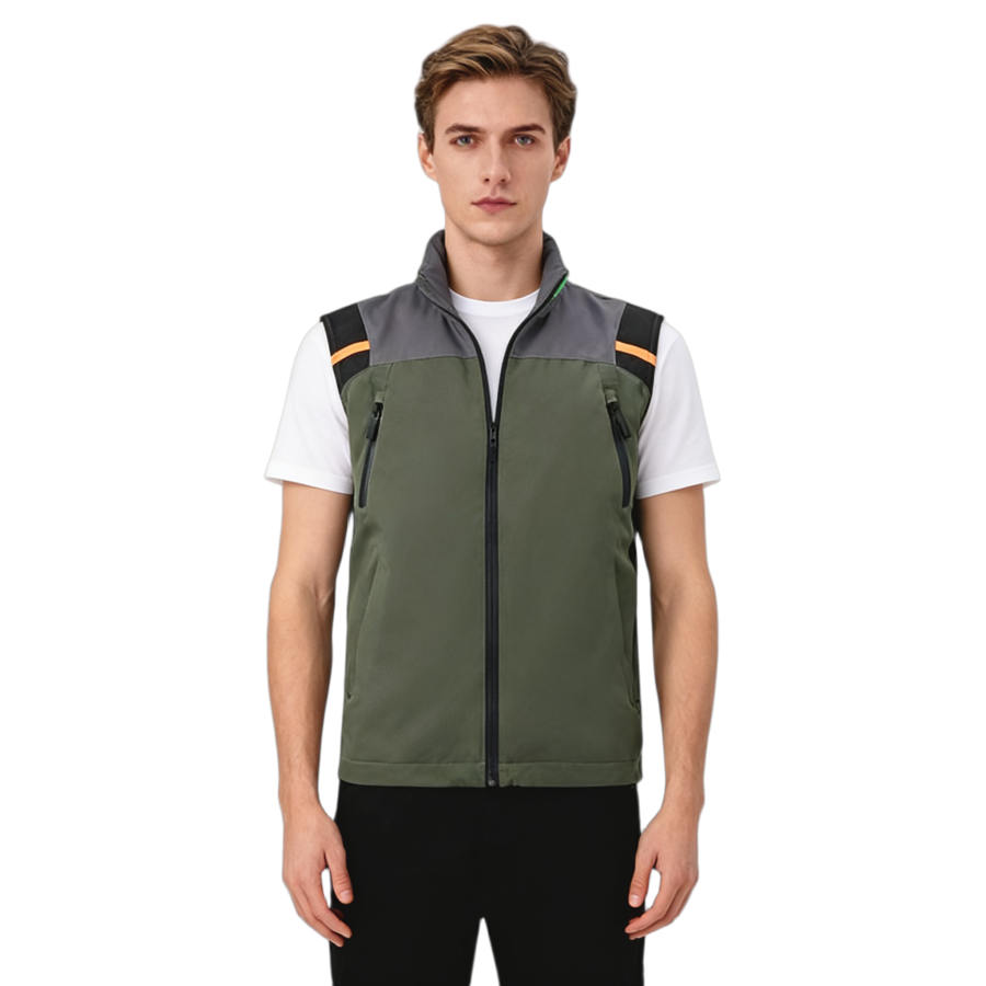 Custom fleece fishing vest windproof and warm