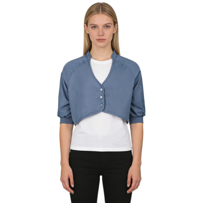 Custom Scrub Top with Elastic Cuffs – Lightweight, OEM & Bulk Order Support