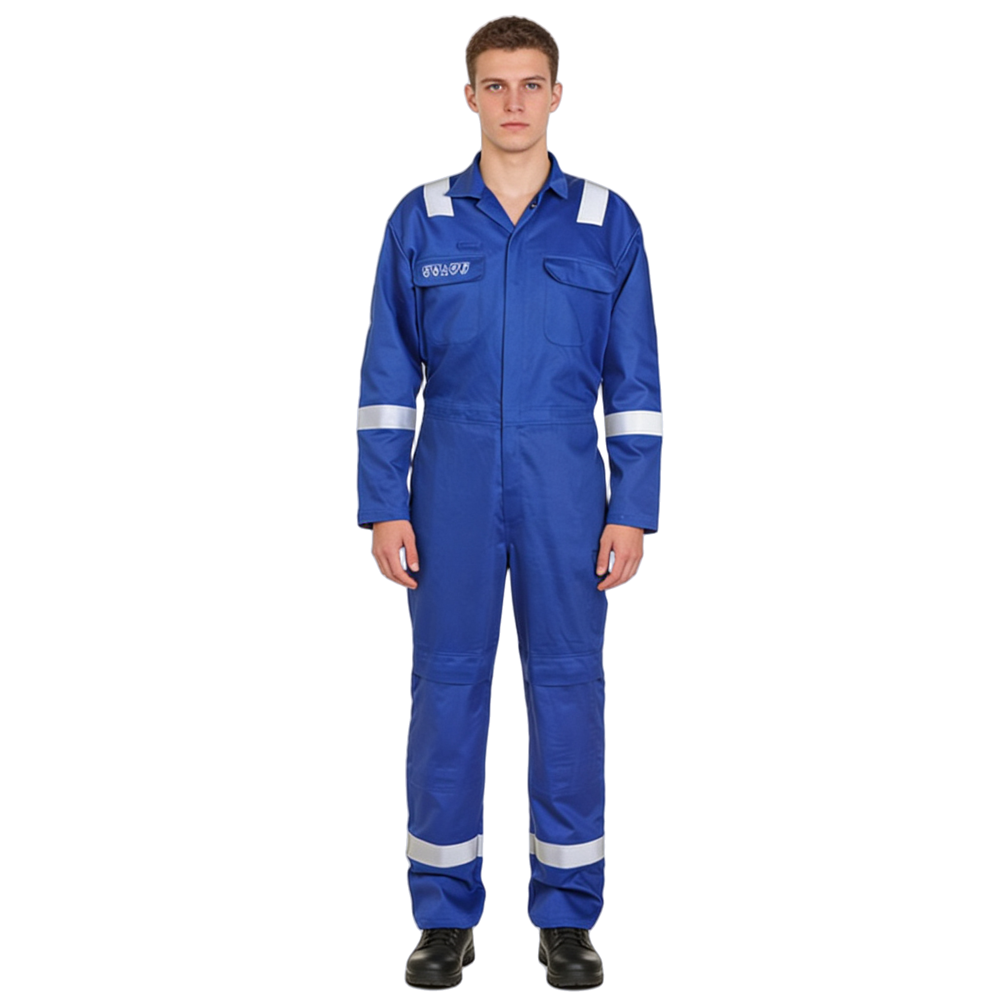 Custom hi-vis anti-static maintenance jumpsuit