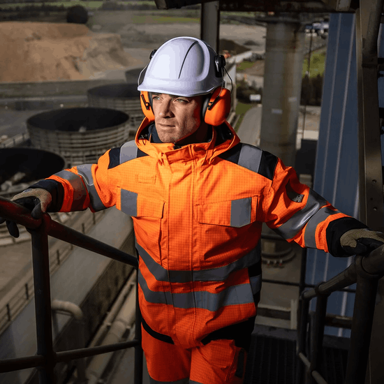 Hikers on mountain peak