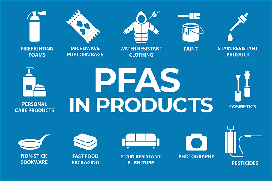 PFAS free waterproof rain jacket