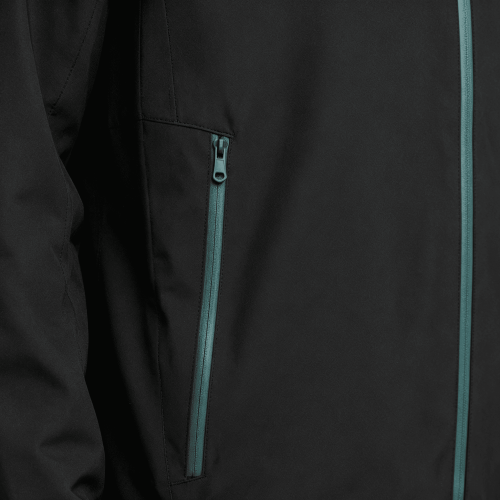 Custom Waterproof Hardshell Jacket with Hood – Breathable, Windproof, Multi-Pocket Design