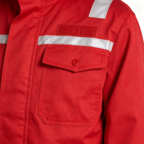 Custom Flame Retardant Jacket, Used for Rescue, Bright Red