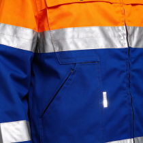 Custom Anti-static Jacket, High Vis Rain Coats, Waterproof Class 3, Lapel