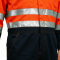 Custom Flame Retardant Boilersuit, Orange Coats with Black Bottom, High Visibility