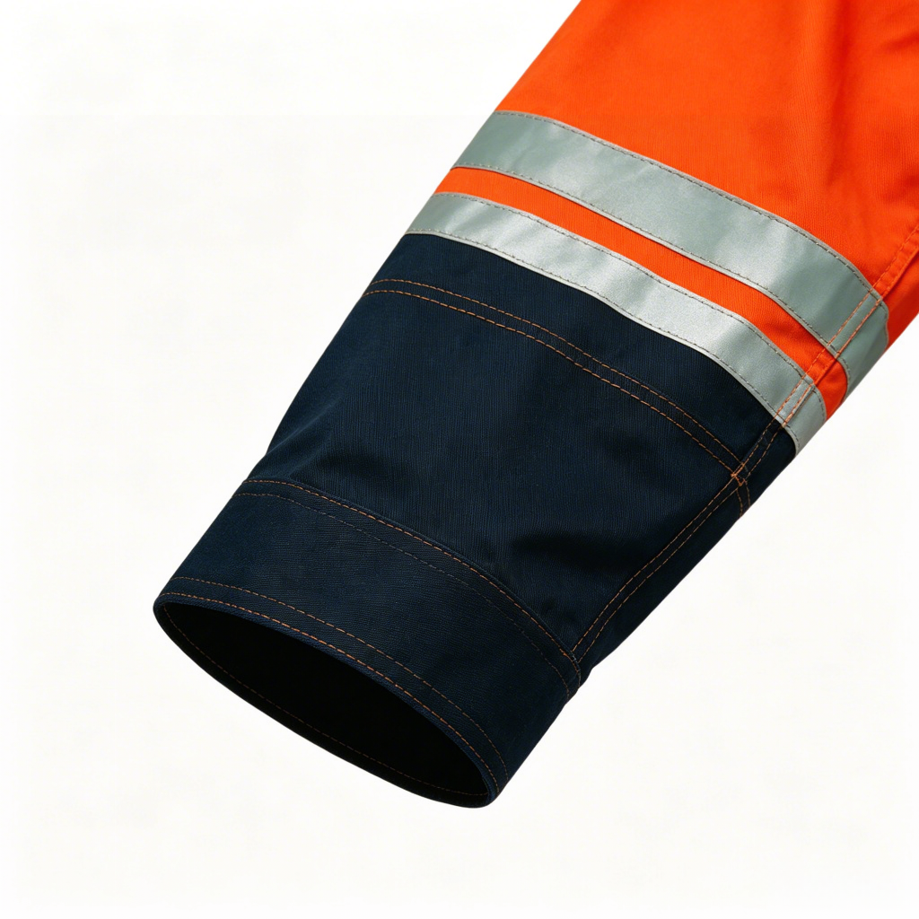 Flame Retardant Boilersuit Sleeve and Hem Reflective Detail