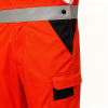 Custom High Visibility Bib Overalls, Orange-black, Wholesale and OEM support