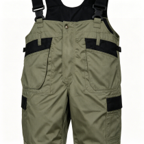 Custom Waterproof Bib Overalls with Wide Straps, Factory & Site Use