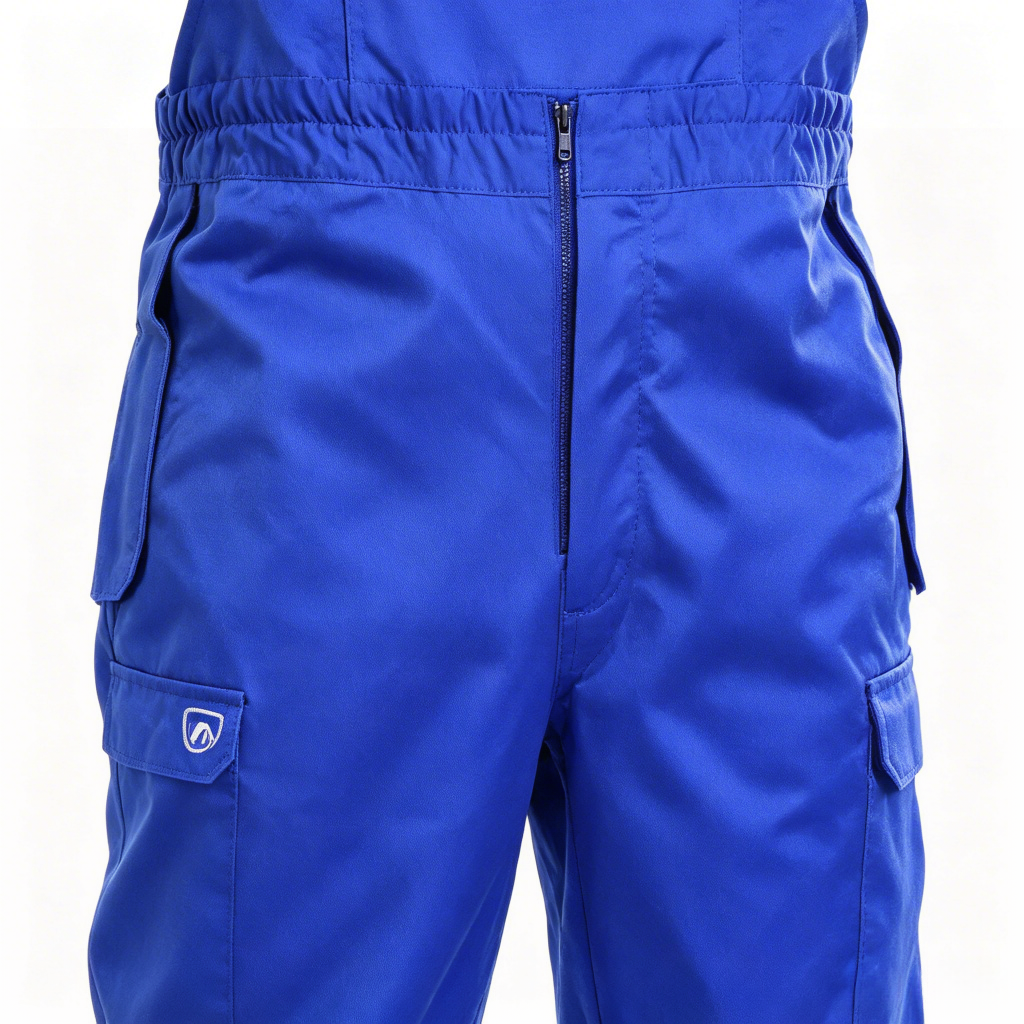 Environmental Workwear Zip and Cargo Pocket Detail