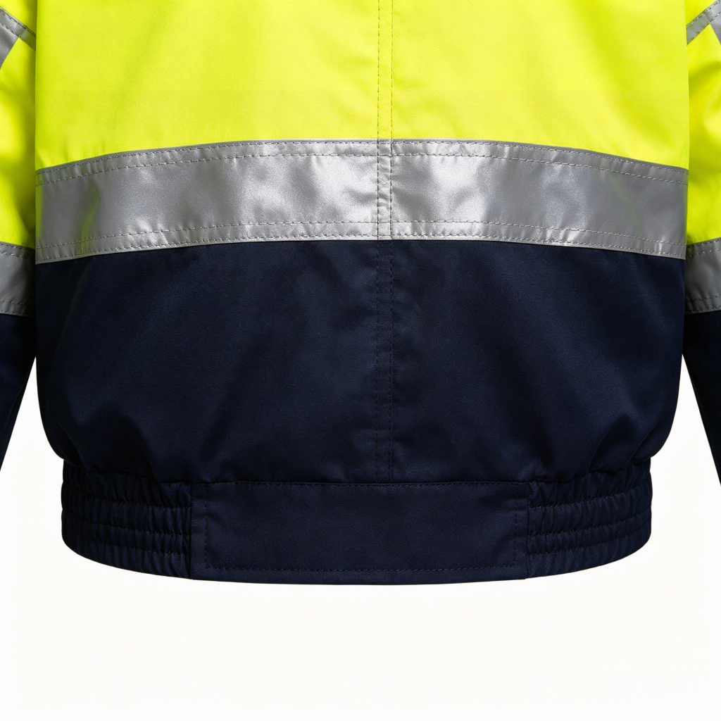 Hi-Vis Jacket Reflective Band Detail