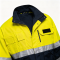 Custom Waterproof Workwear, High Vis Rain Jacket, Waterproof Class 3, Yellow-Black