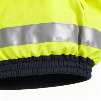 Custom Hi-Vis Reflective Winter Jacket for Cold Weather Work