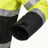 Custom Hi Vis Antistatic FR Bomber Jacket, Yellow Coats with Black Bottom