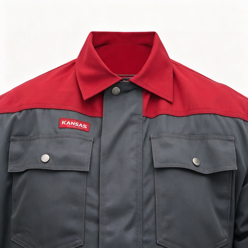 Collar and Snap Front Detail