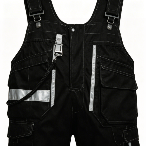 Custom Durable Denim Overalls, Wide Straps, Farm & Yard Work