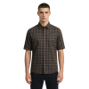 Custom Brown Check Shirt - Lightweight Breathable Button-Down Casual Shirt