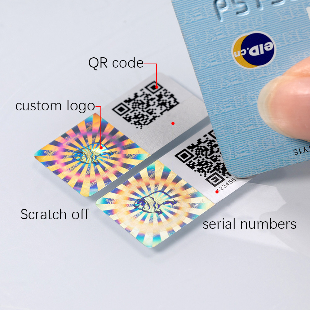 Anti-counterfeiting QR Code Sticker